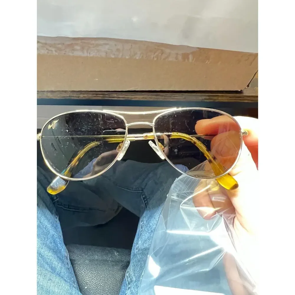 Maui‎ Jim MJ-245-16 BabyBeach Sunglasses *lens Scratched* 56/18 120 H9115